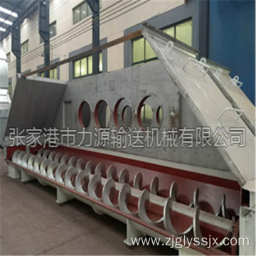 sludge shaftless screw conveyor